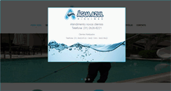 Desktop Screenshot of aguaazulpiscinas.com.br